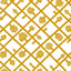 Marimekko Spalje Mustard And Eggshell Wallpaper