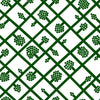 Seabrook Spalje Emerald And Eggshell Wallpaper