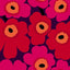 Marimekko Unikko Fuchsia And Plum Wallpaper