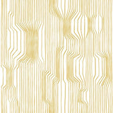 Marimekko Frekvenssi Mustard And Eggshell Wallpaper