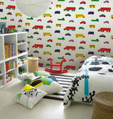 Marimekko Boboo Dandelion And Green Wallpaper