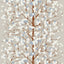 Marimekko Lumimarja Taupe And Cornflower Wallpaper