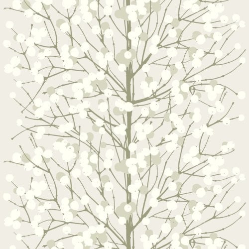 Marimekko Lumimarja Gray And Fog Wallpaper
