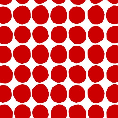 Marimekko Pienet Kivet Scarlet And Eggshell Wallpaper
