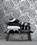 Marimekko Bottna Ebony And Eggshell Wallpaper