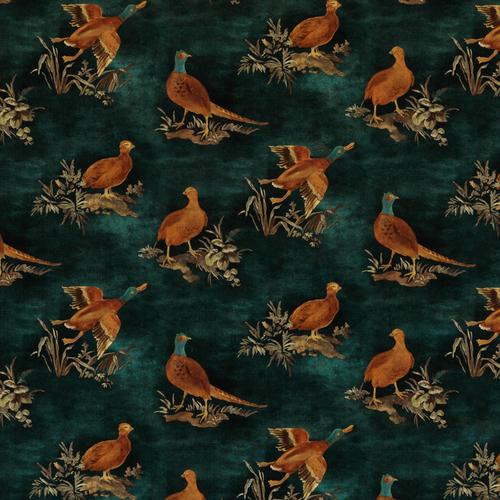 Mulberry GAME SHOW TEAL Fabric