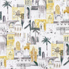 Clarke & Clarke Marrakech Charcoal/Ochre Fabric