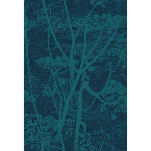 Cole & Son COW PARSLEY PETROL & INK Fabric