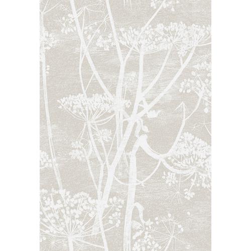 Cole & Son COW PARSLEY WHT TAUPE Fabric