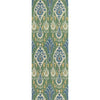 G P & J Baker Ikat Bokhara Emerald Wallpaper