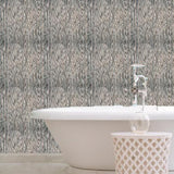 Borastapeter Strawberry Field Navy Wallpaper