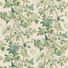 G P & J Baker Hydrangea Bird (Archive) Green Fabric