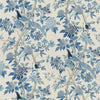 G P & J Baker Hydrangea Bird (Archive) Blue Fabric