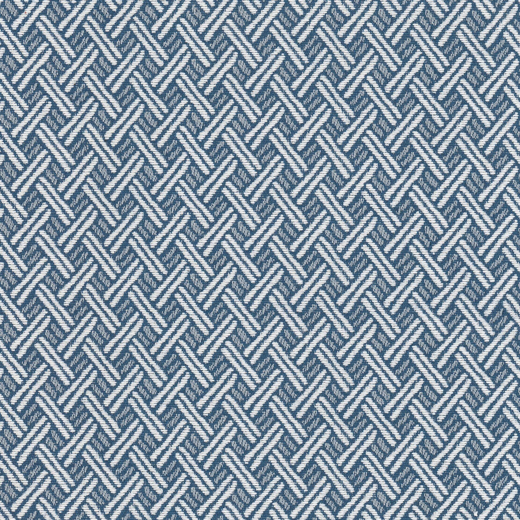 Stout ANNOUNCE BLUE/WHITE Fabric