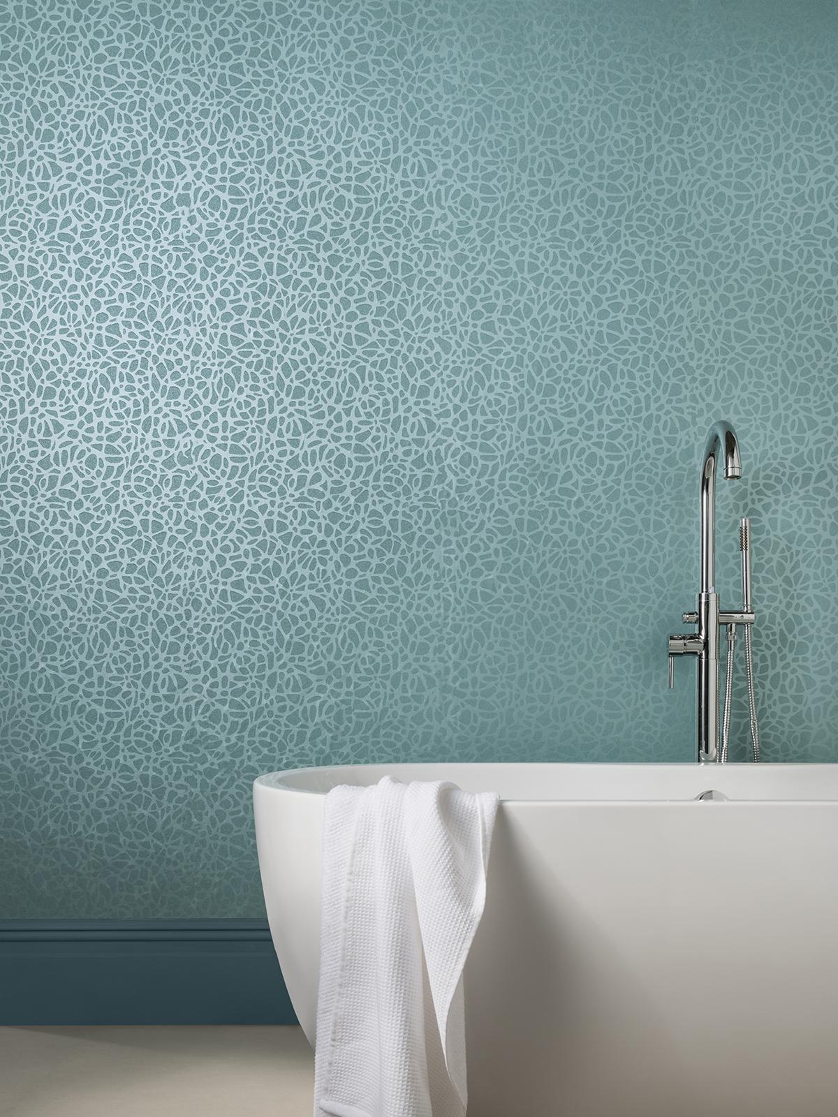 Maxwell Pebble Bead (Wp) #04 Seafoam Wallpaper