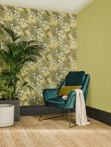 Maxwell Hummingbird (Wp) #01 Mustard Wallpaper