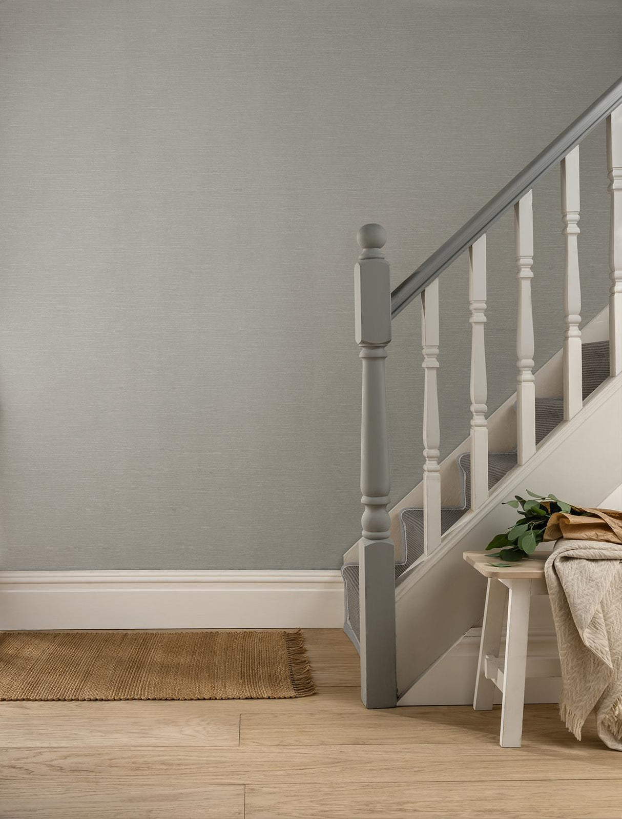 Maxwell Raffia (Wp) #02 Mist Wallpaper