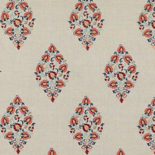 G P & J Baker WOOTON RED/BLUE Fabric