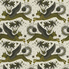Clarke & Clarke Lynx Linen Gold Fabric