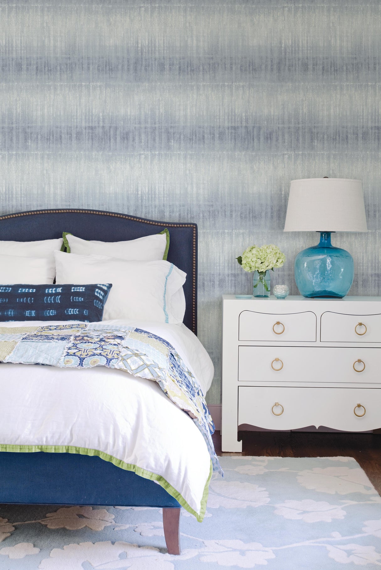 A-Street Prints Catalina 2656-004045 Blueberry Wallpaper