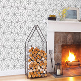 A-Street Prints Venus Silver Venus Wallpaper