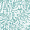 A-Street Prints Mare Teal Wave Wallpaper