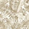 A-Street Prints Alfresco Taupe Palm Leaf Wallpaper