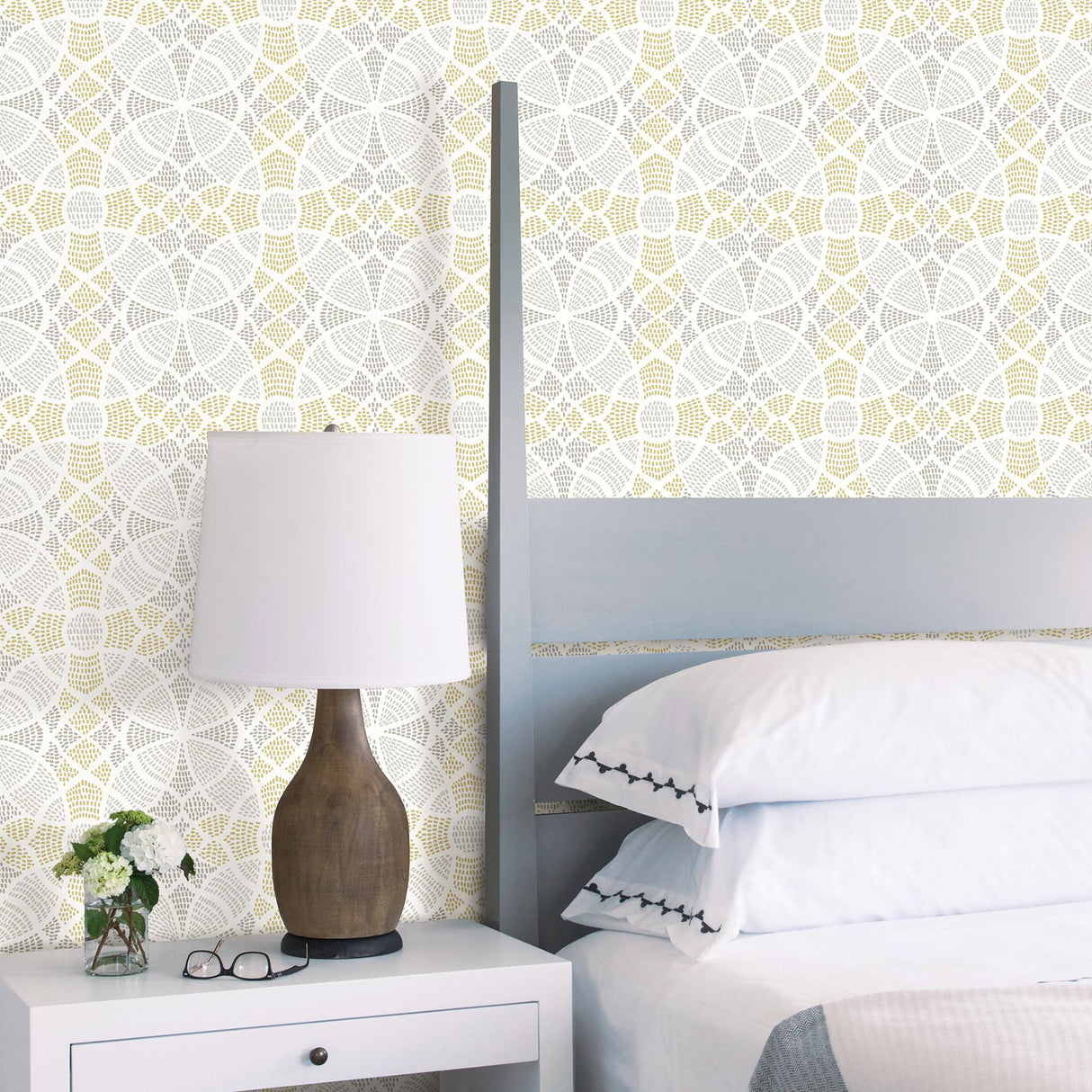 A-Street Prints Mistral 2764-24338 Yellow Wallpaper