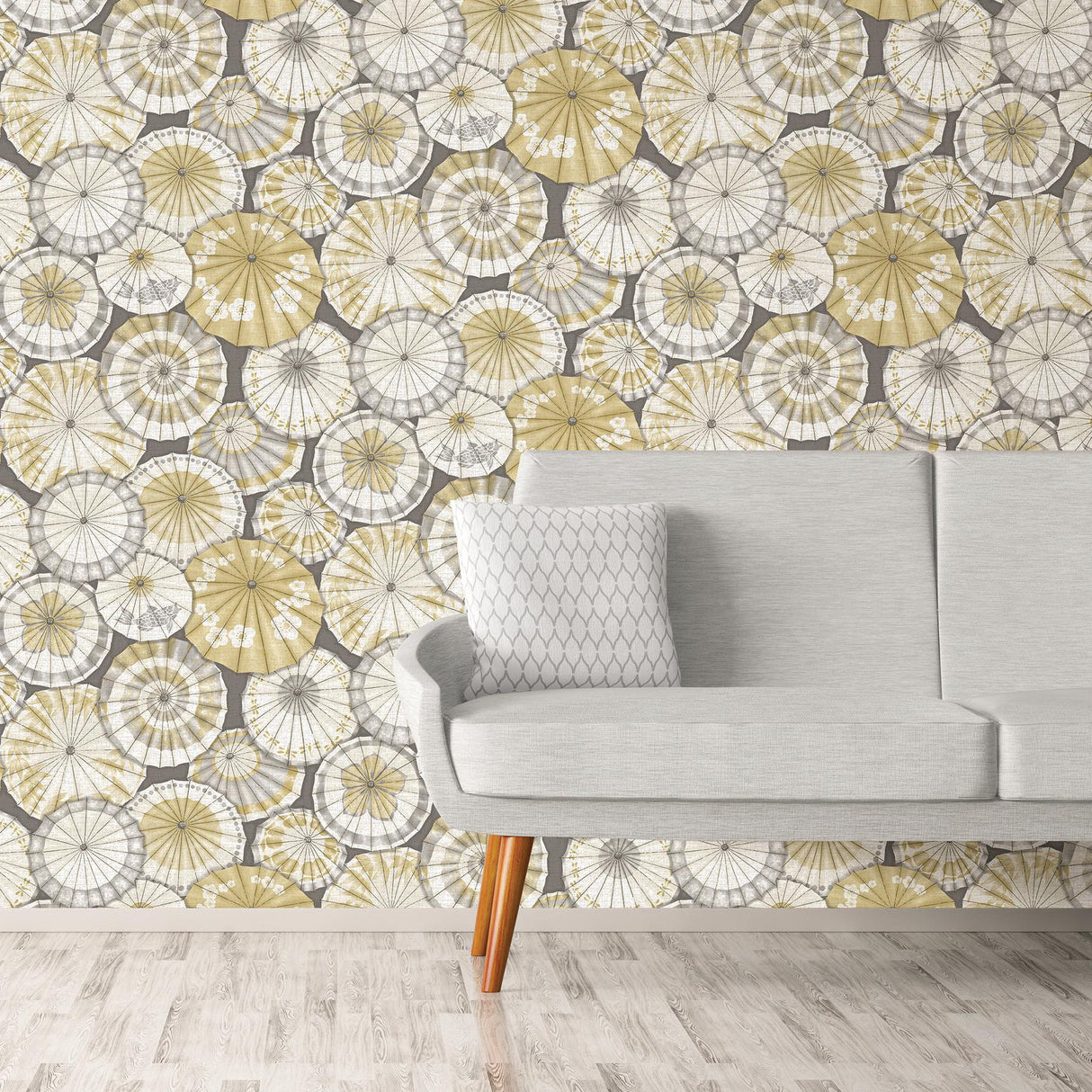 A-Street Prints Mistral 2764-24358 Ochre Wallpaper