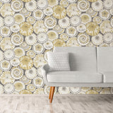 A-Street Prints Mistral 2764-24358 Ochre Wallpaper