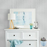 A-Street Prints Comares Grey Stripe Texture Wallpaper