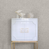 A-Street Prints Poise Grey Linen Wallpaper