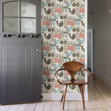 A-Street Prints Folklore 2821-25117 Coral Wallpaper
