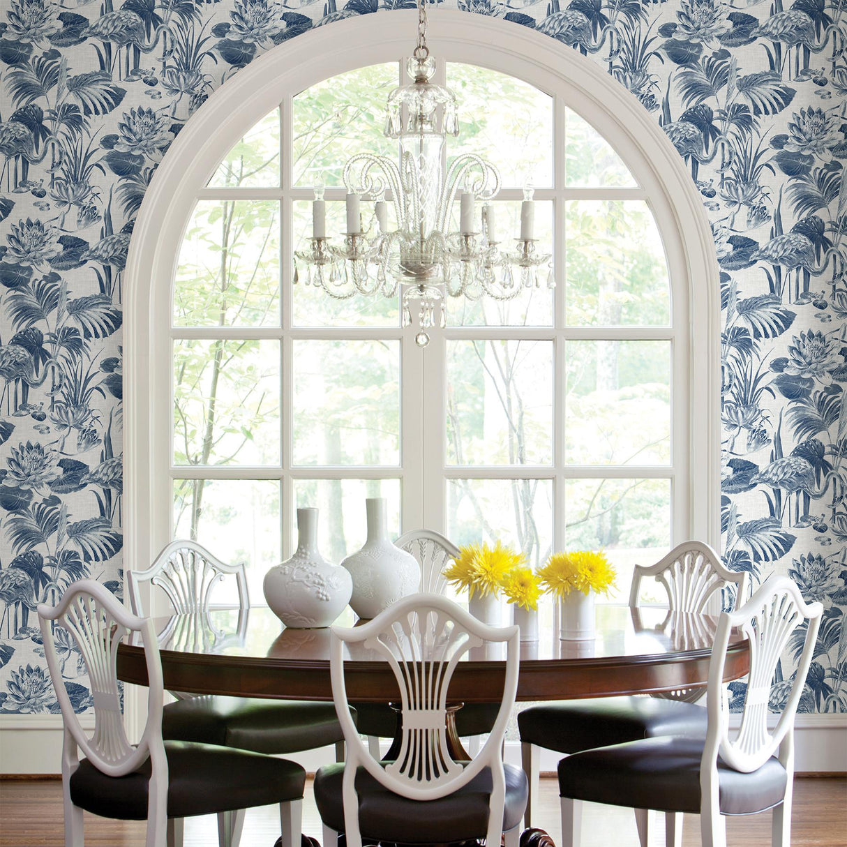 A-Street Prints Frolic Blue Lagoon Wallpaper