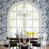 A-Street Prints Frolic Blue Lagoon Wallpaper