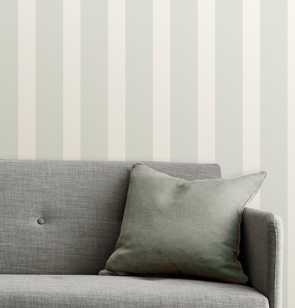A-Street Prints Visby Mint Stripe Wallpaper