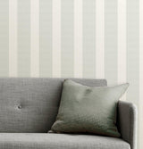 A-Street Prints Visby Mint Stripe Wallpaper