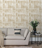 A-Street Prints Trosa Beige Brushstroke Wallpaper