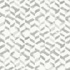 A-Street Prints Instep Platinum Abstract Geometric Wallpaper