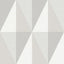 A-Street Prints Aspect Grey Geometric Faux Grasscloth Wallpaper