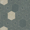 A-Street Prints Momentum Dark Green Geometric Wallpaper