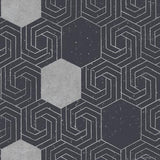 A-Street Prints Momentum Navy Geometric Wallpaper