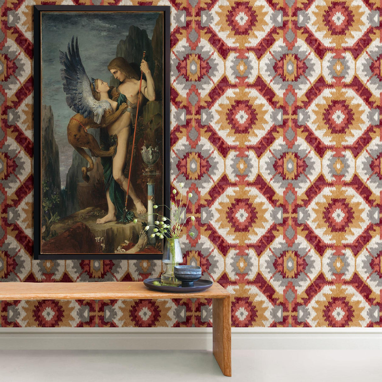 A-Street Prints Theory Texture Pattern Multicolor Wallpaper