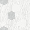 A-Street Prints Momentum Off-White Geometric Wallpaper