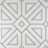 A-Street Prints Voltaire Off-White Beaded Geometric Wallpaper