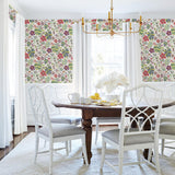 A-Street Prints Gwyneth Multicolor Floral Wallpaper
