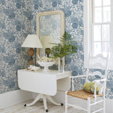 A-Street Prints Alannah Navy Botanical Wallpaper