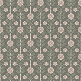 A-Street Prints Aya Grey Floral Wallpaper