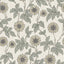 A-Street Prints Leilani White Floral Wallpaper