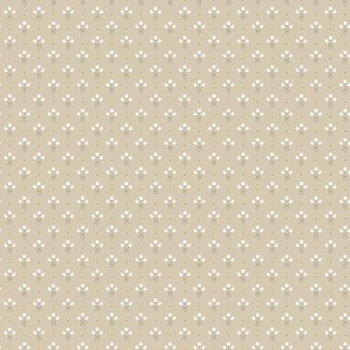 A-Street Prints Lili Beige Miniature Floral Wallpaper